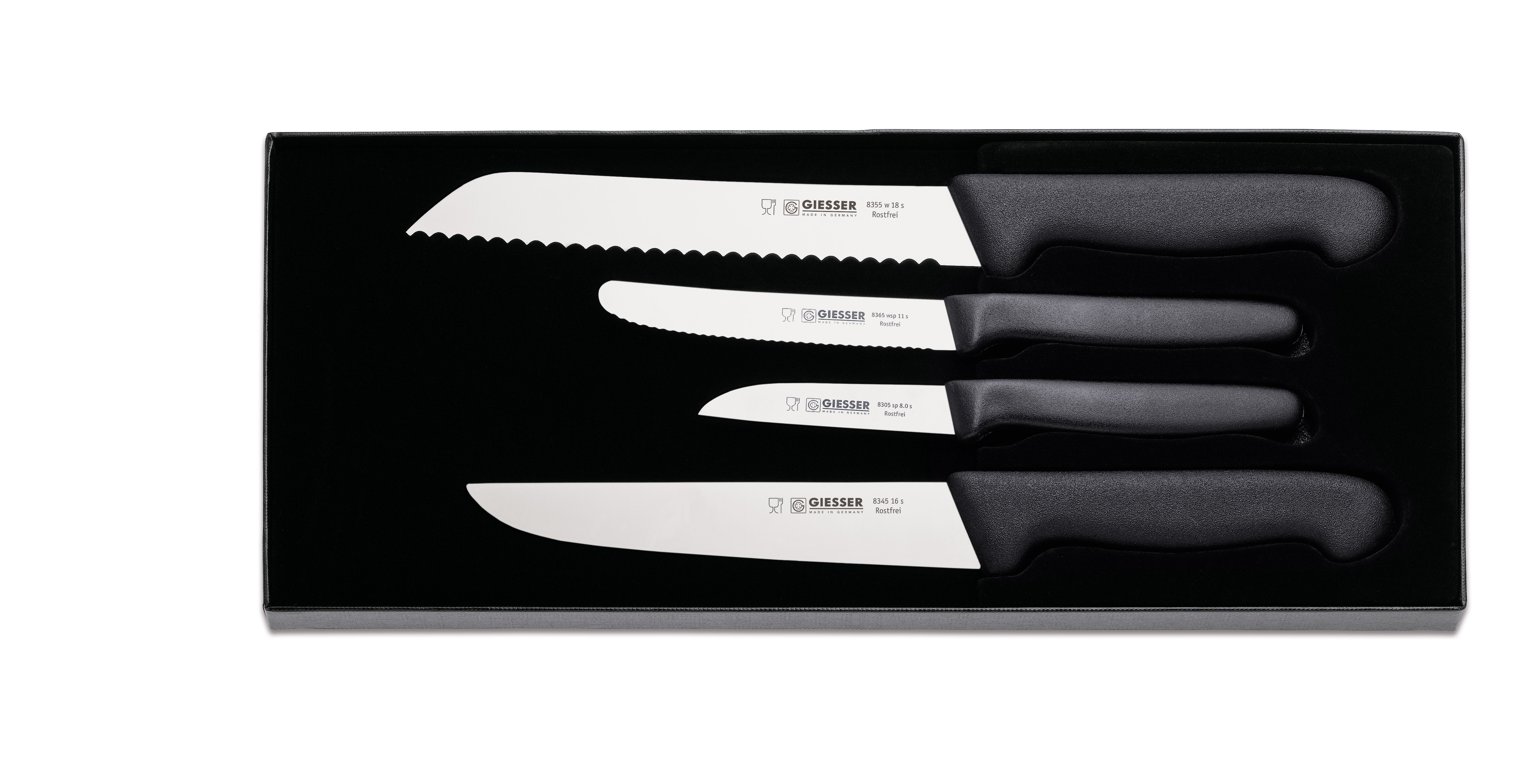Set De 6 Couteaux De Cuisine Cecotec Swiss Chef - Lame Noire Céramique - Manche Ergonomique - Haut De Gamme