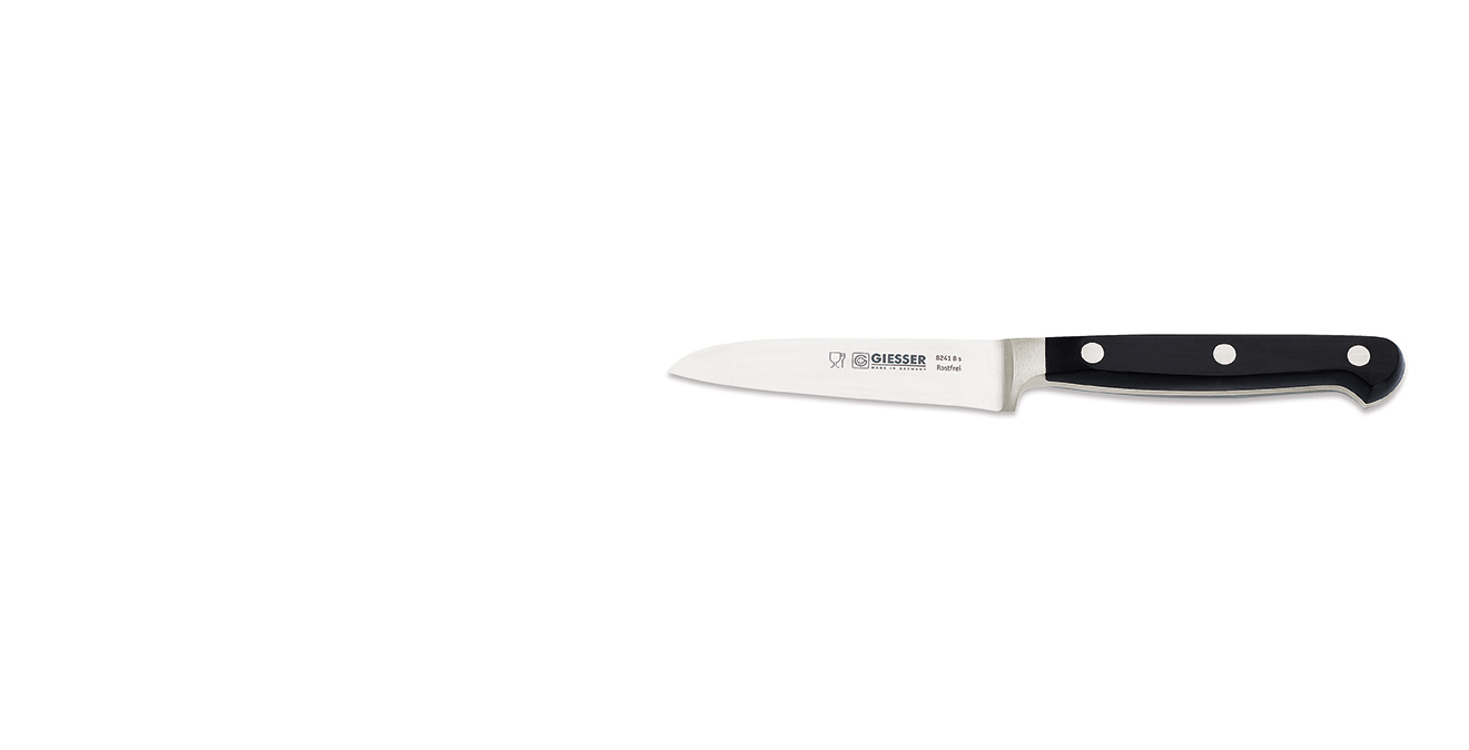 Johannes Giesser Streichmesser Mit Wellenschliff – 12 Cm Klinge, Robust Für Küche & Handwerk